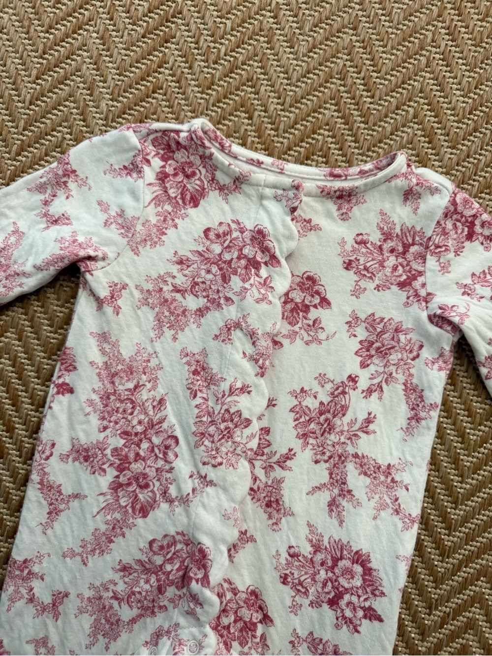 Janie and Jack Toile Footie Pajama - Picture 2 of 4